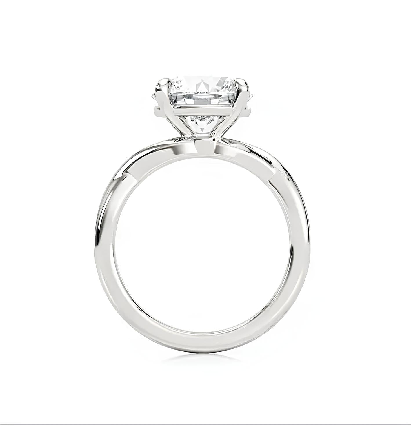 0,60 Karat D Renk Tektaş Pırlanta Yüzük