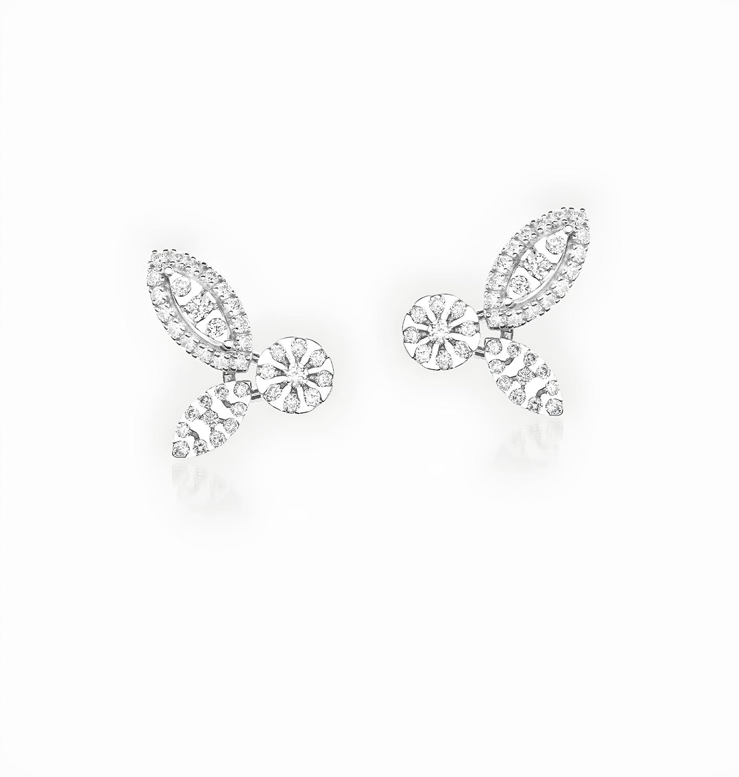 0,10 Karat E Renk Pırlanta Küpe