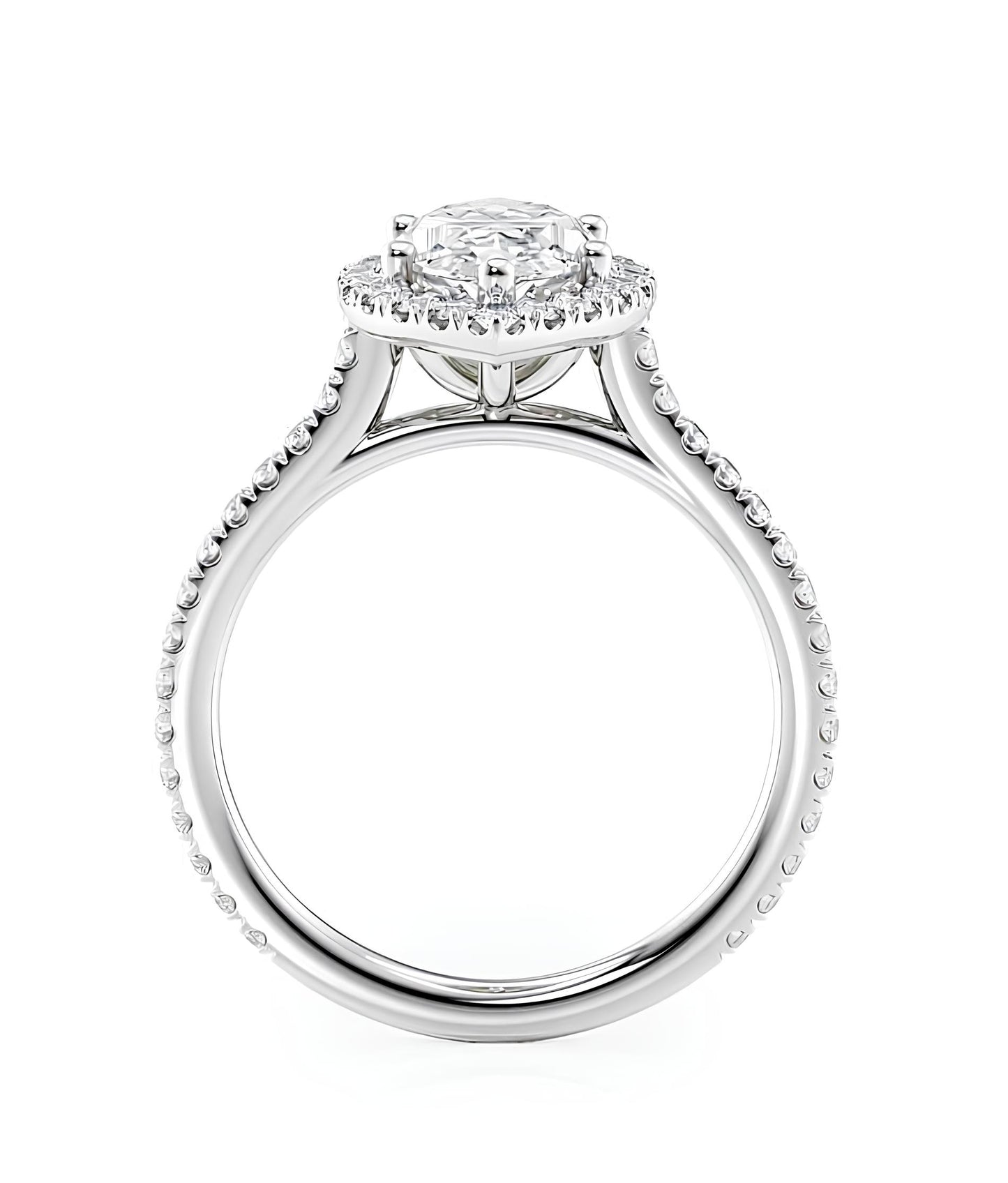 0,80 Karat F Renk Tektaş Pırlanta Yüzük