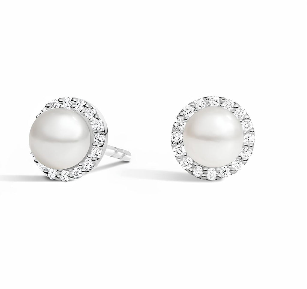 0,07 Karat E Renk Pırlanta Küpe