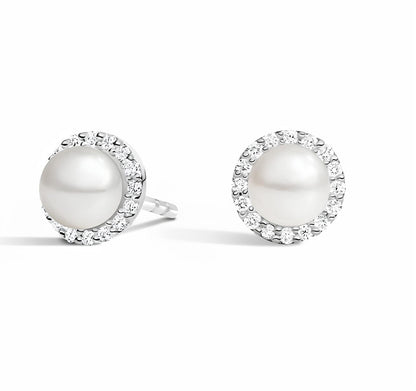 0,07 Karat E Renk Pırlanta Küpe