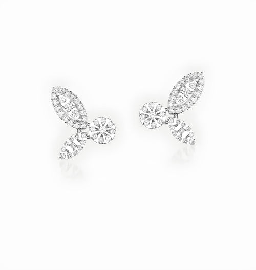 0,10 Karat E Renk Pırlanta Küpe