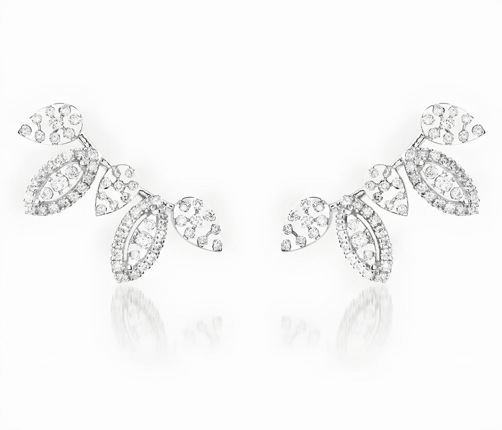 0,60 Karat E Renk Pırlanta Küpe