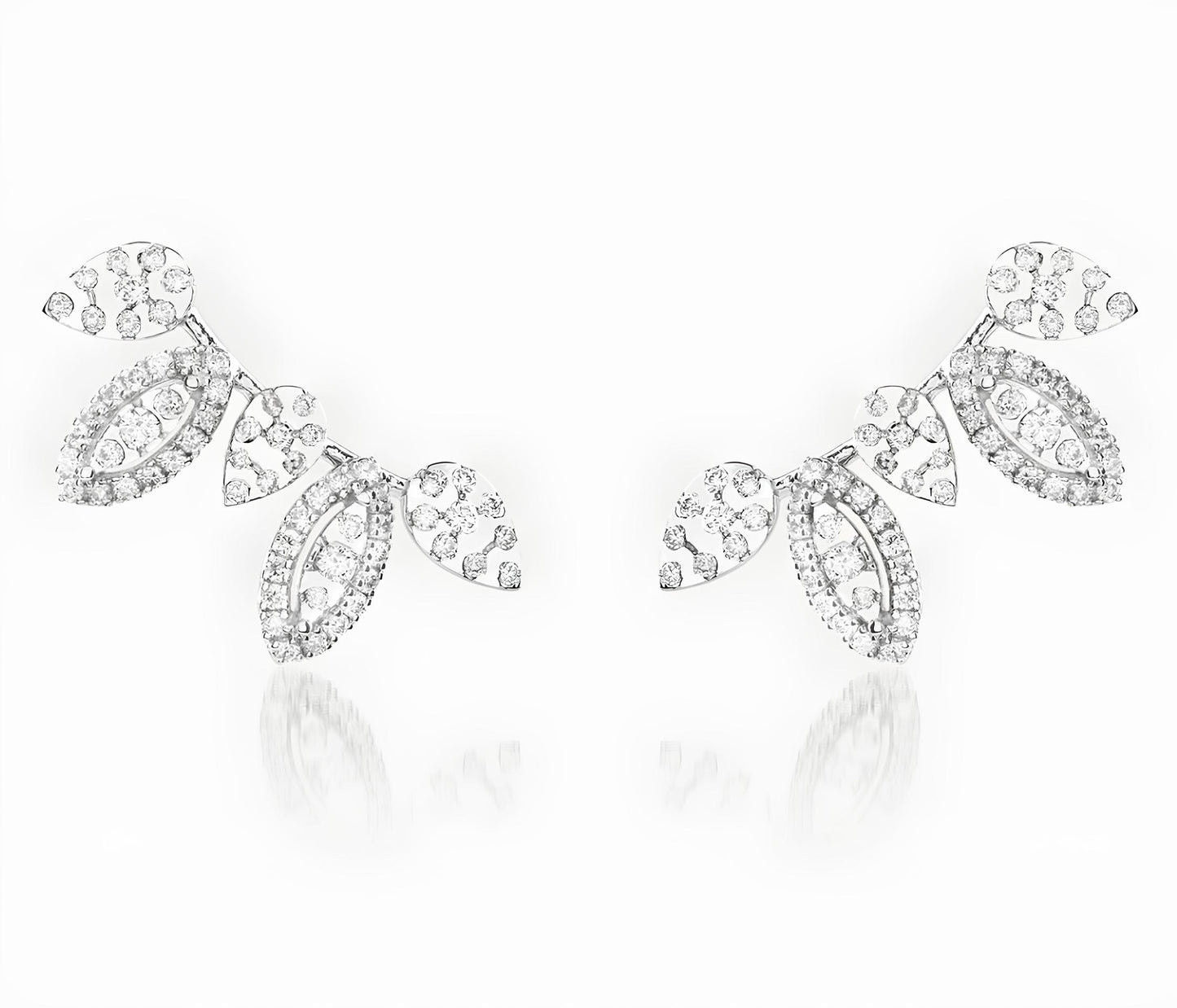 0,60 Karat E Renk Pırlanta Küpe