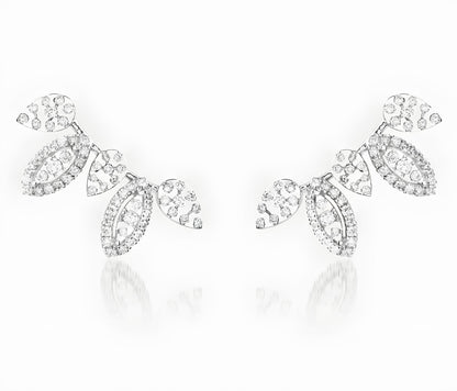 0,60 Karat E Renk Pırlanta Küpe