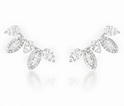 0,60 Karat E Renk Pırlanta Küpe