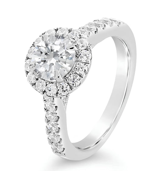 0,70 Karat F Renk Tektaş Pırlanta Yüzük