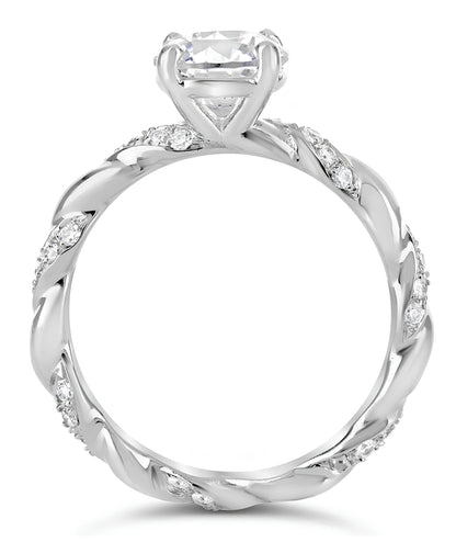 0,87 Karat F Renk Tektaş Pırlanta Yüzük