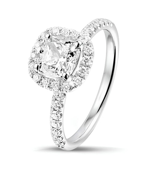 0,70 Karat F Renk Tektaş Pırlanta Yüzük