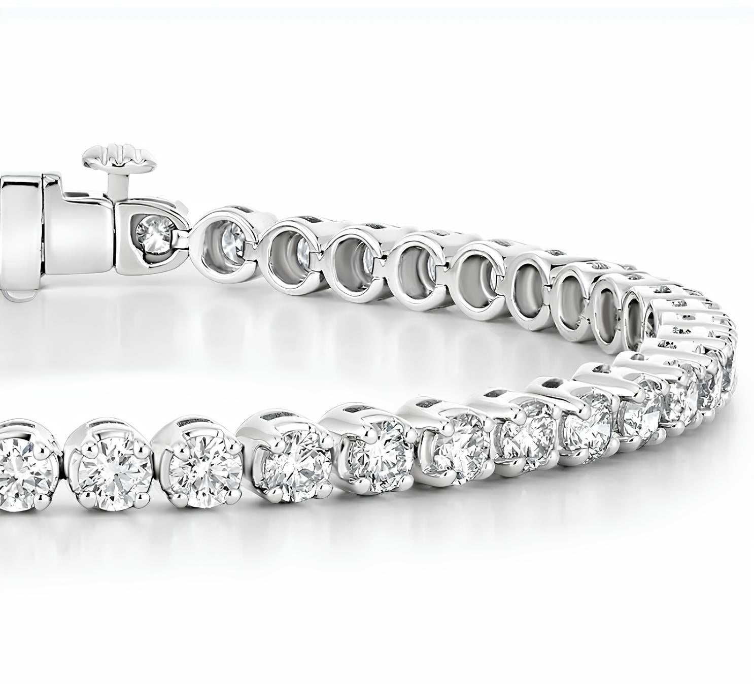 Bileklik 5.70 Karat F Renk