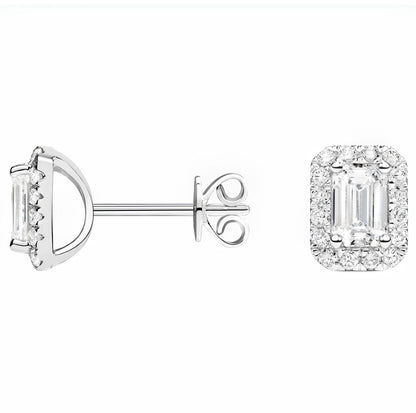 1,20 Karat E Renk Pırlanta Küpe