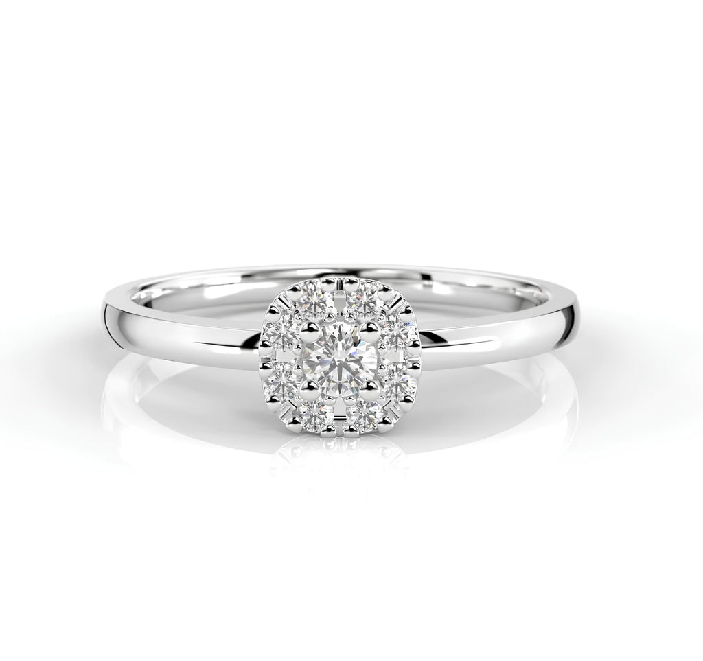 0,25 Karat H Renk Tektaş Pırlanta Yüzük