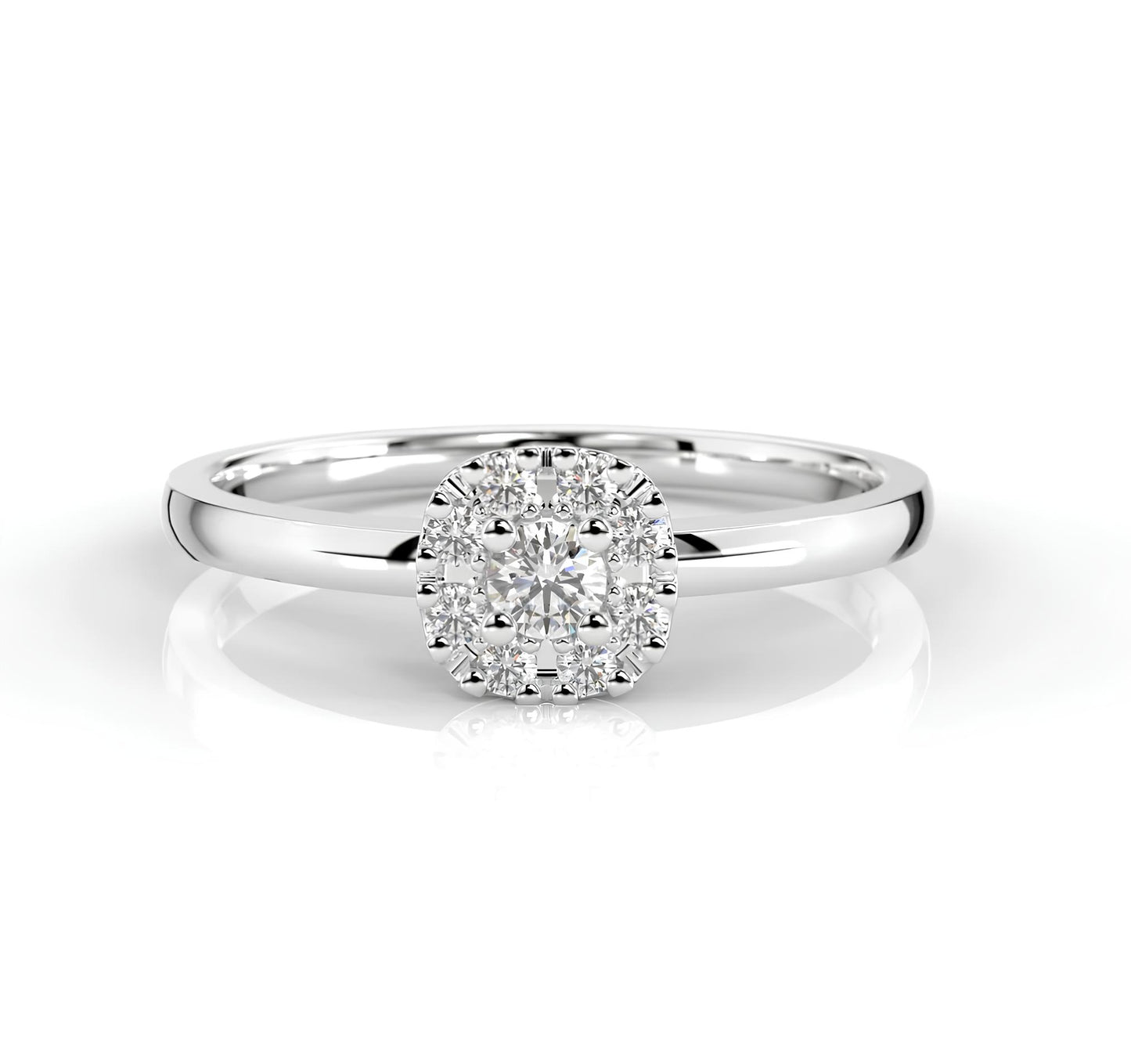 0,25 Karat H Renk Tektaş Pırlanta Yüzük