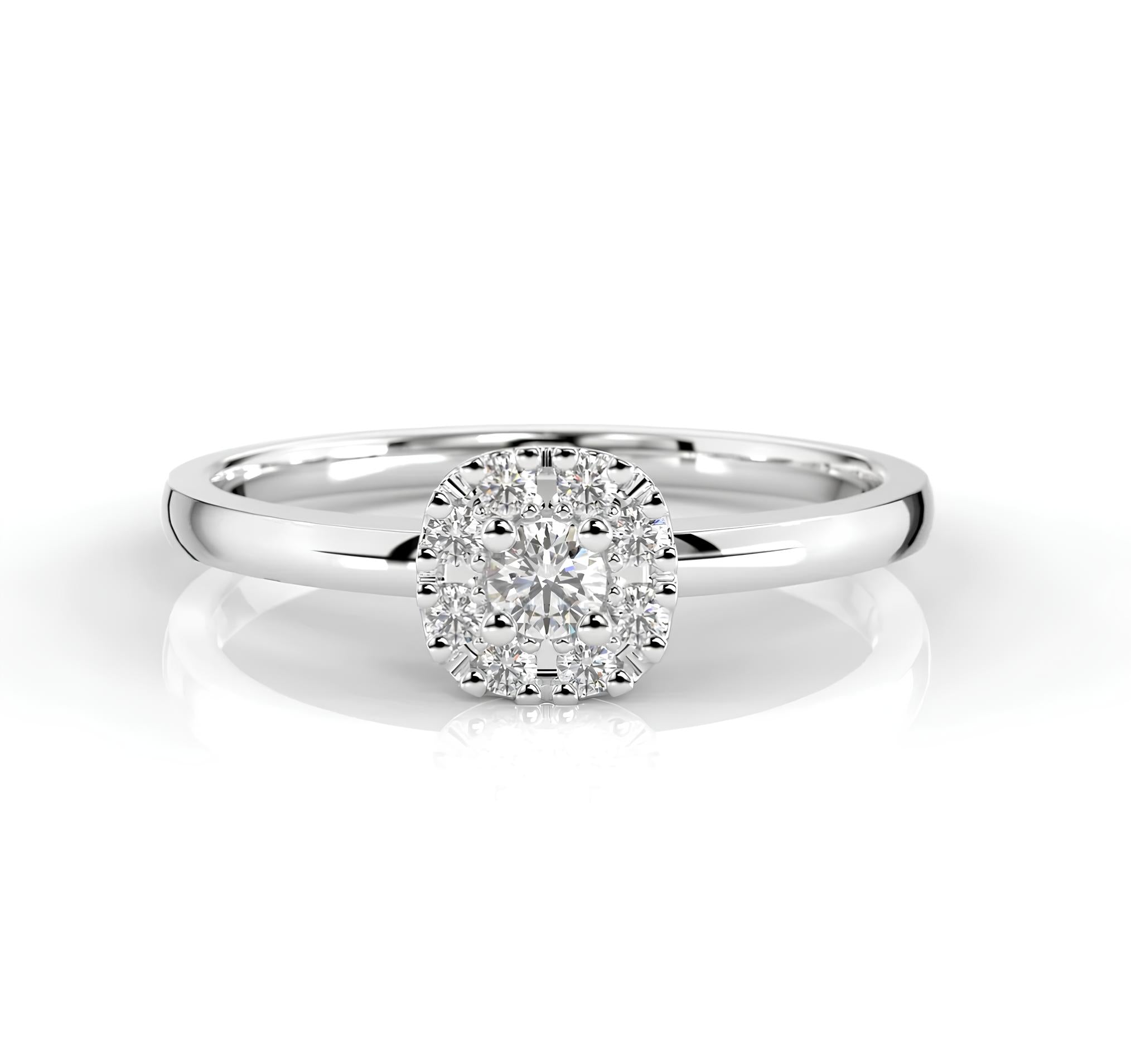 0,25 Karat H Renk Tektaş Pırlanta Yüzük