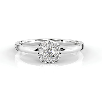 0,25 Karat H Renk Tektaş Pırlanta Yüzük