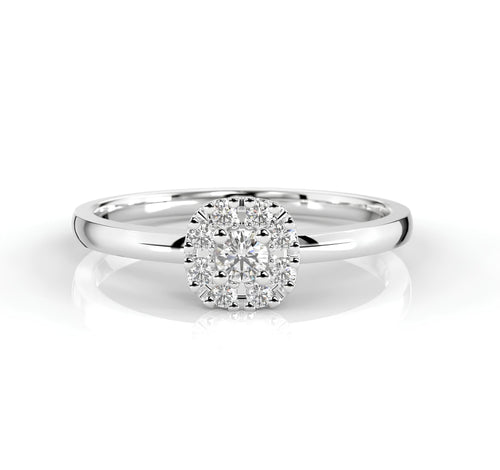 0,25 Karat H Renk Tektaş Pırlanta Yüzük