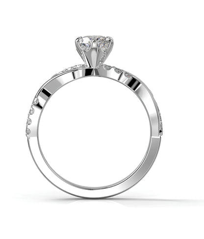 0,60 Karat F Renk Tektaş Pırlanta Yüzük