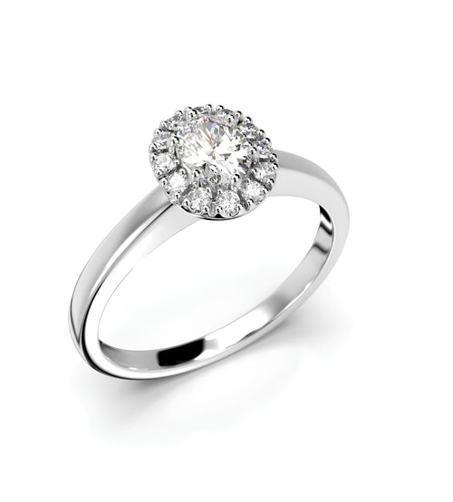 0,30 Karat G Renk Tektaş Pırlanta Yüzük