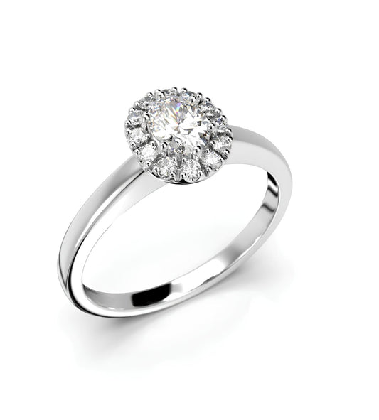 0,30 Karat G Renk Tektaş Pırlanta Yüzük