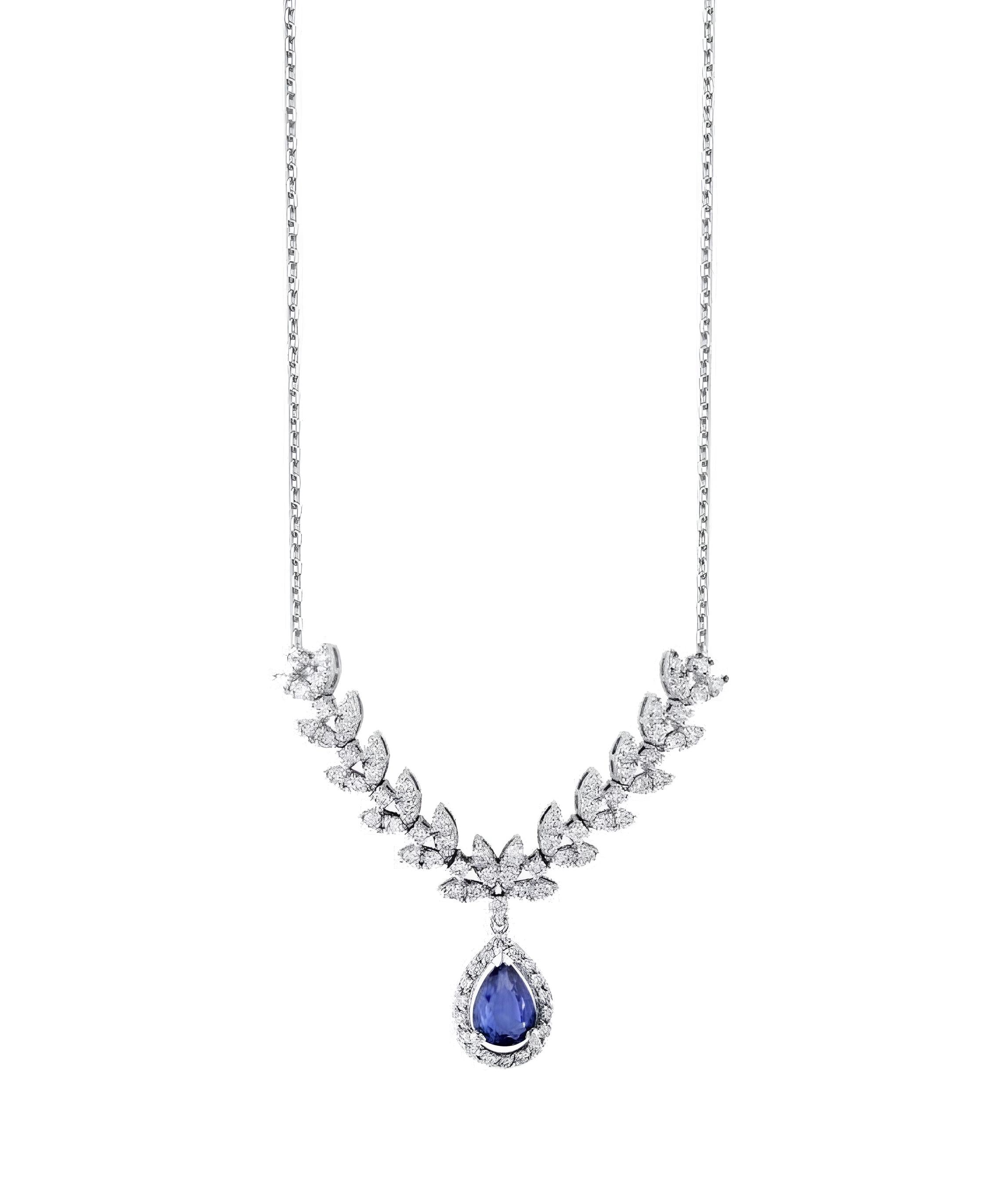 Özel Safir Pırlanta Set