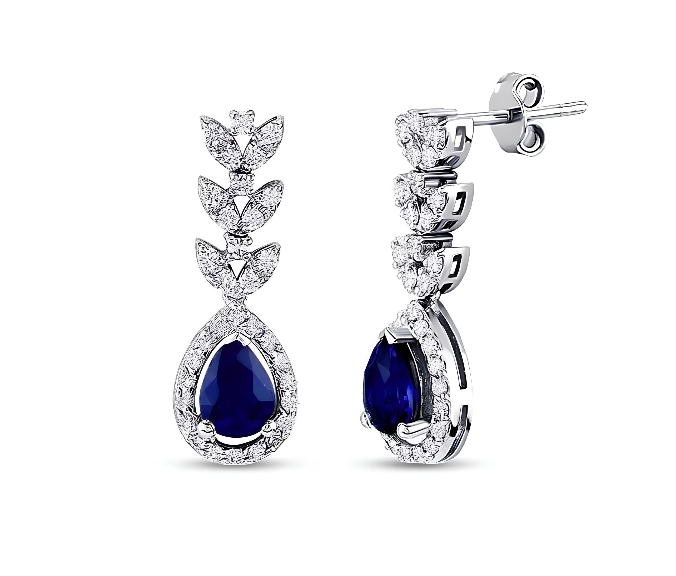 Özel Safir Pırlanta Set