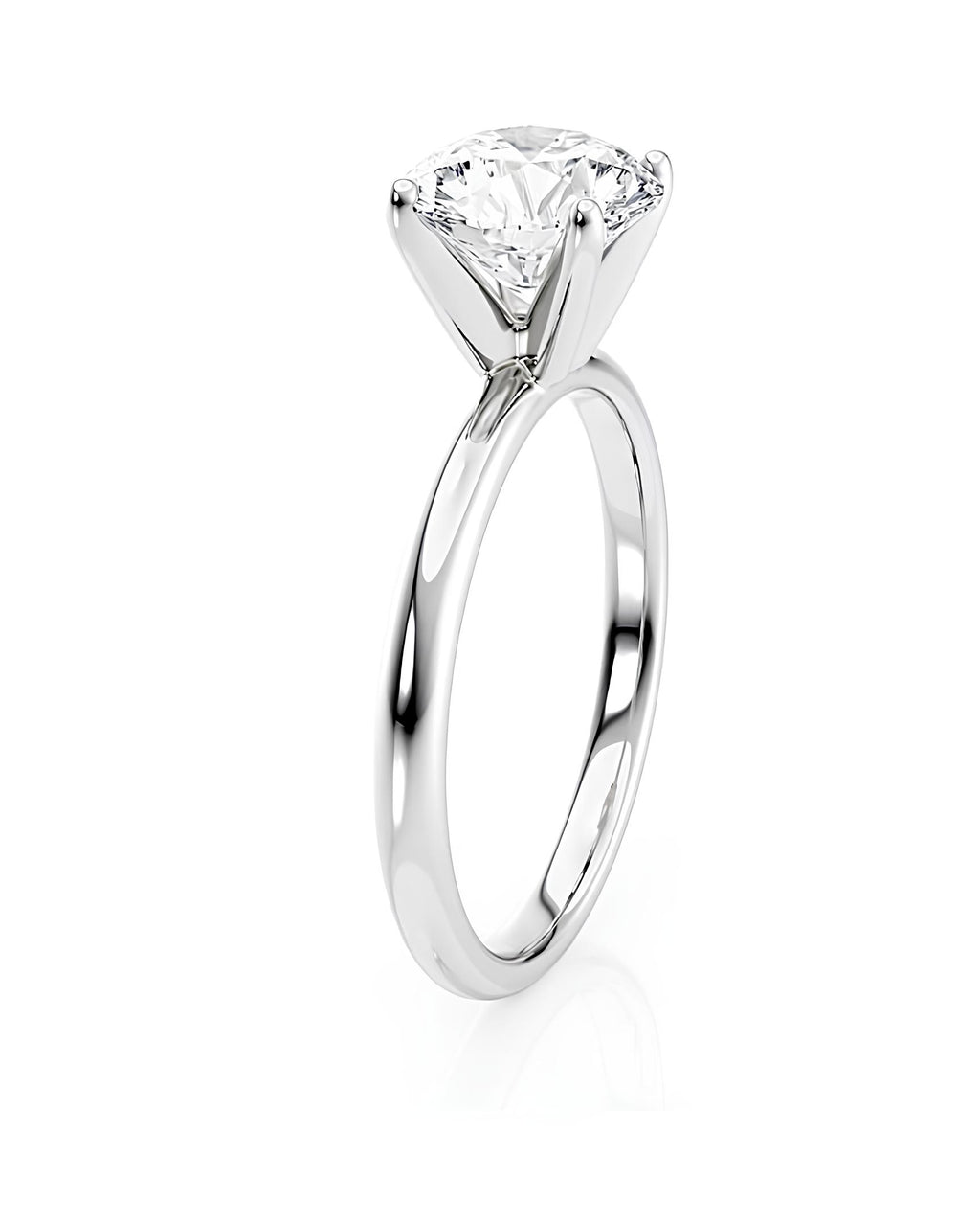 0,50 Karat D Renk Tektaş Pırlanta Yüzük