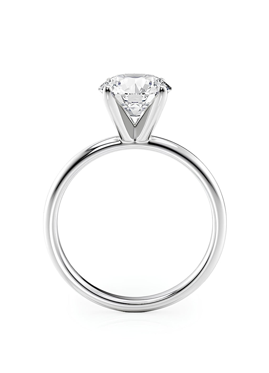 0,50 Karat D Renk Tektaş Pırlanta Yüzük