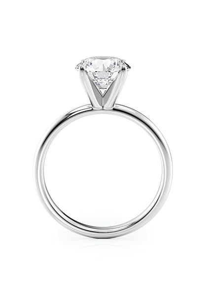 0,50 Karat D Renk Tektaş Pırlanta Yüzük