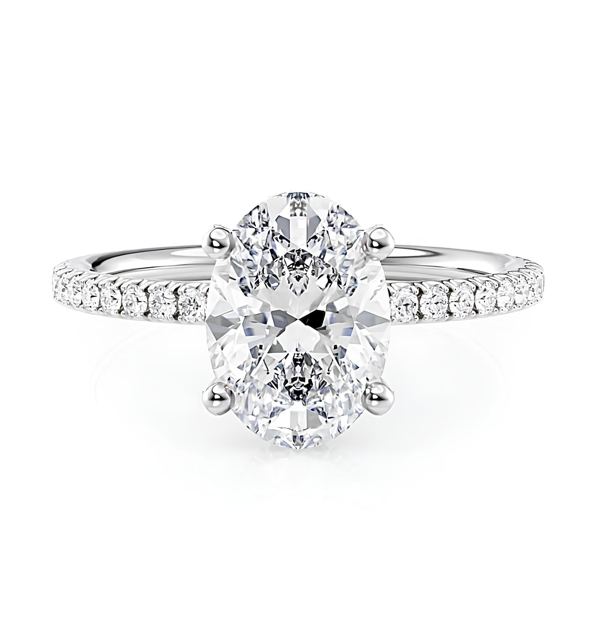 1 Karat G Renk Tektaş Pırlanta Yüzük