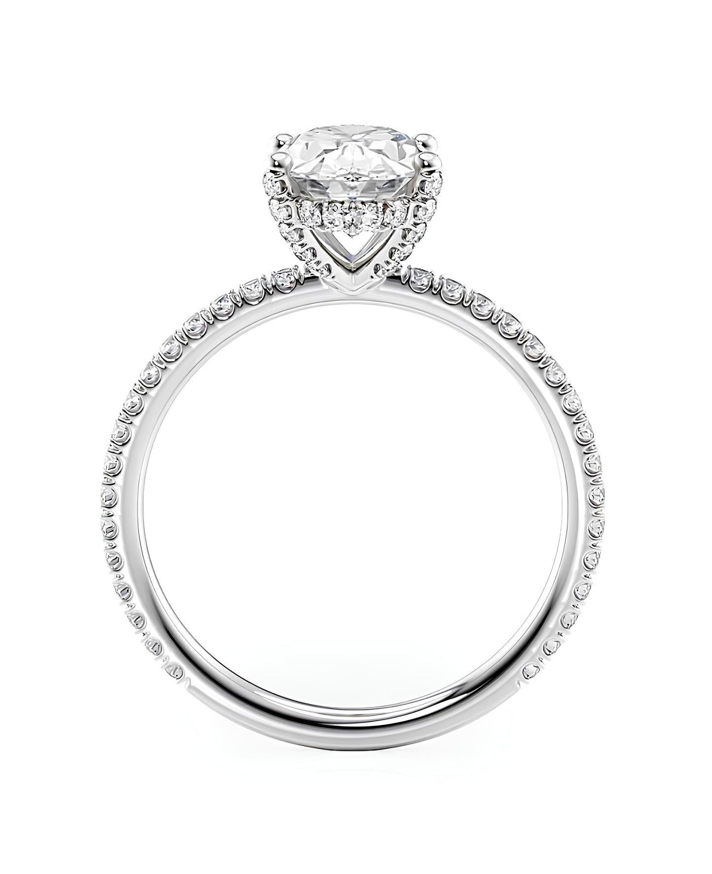 1 Karat G Renk Tektaş Pırlanta Yüzük