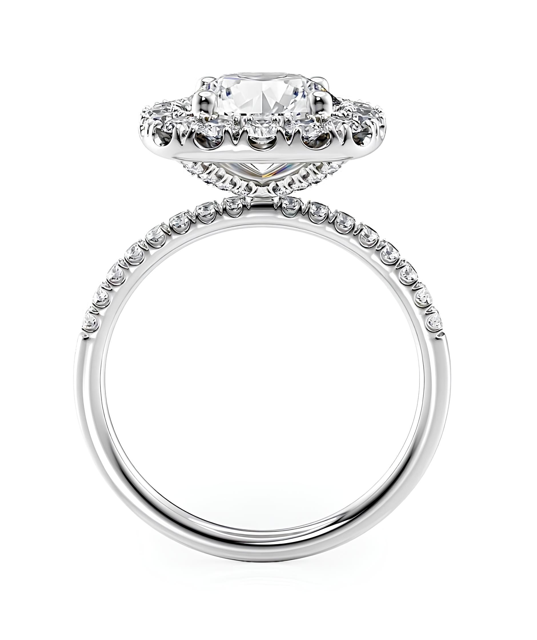 0,80 Karat F Renk Tektaş Pırlanta Yüzük