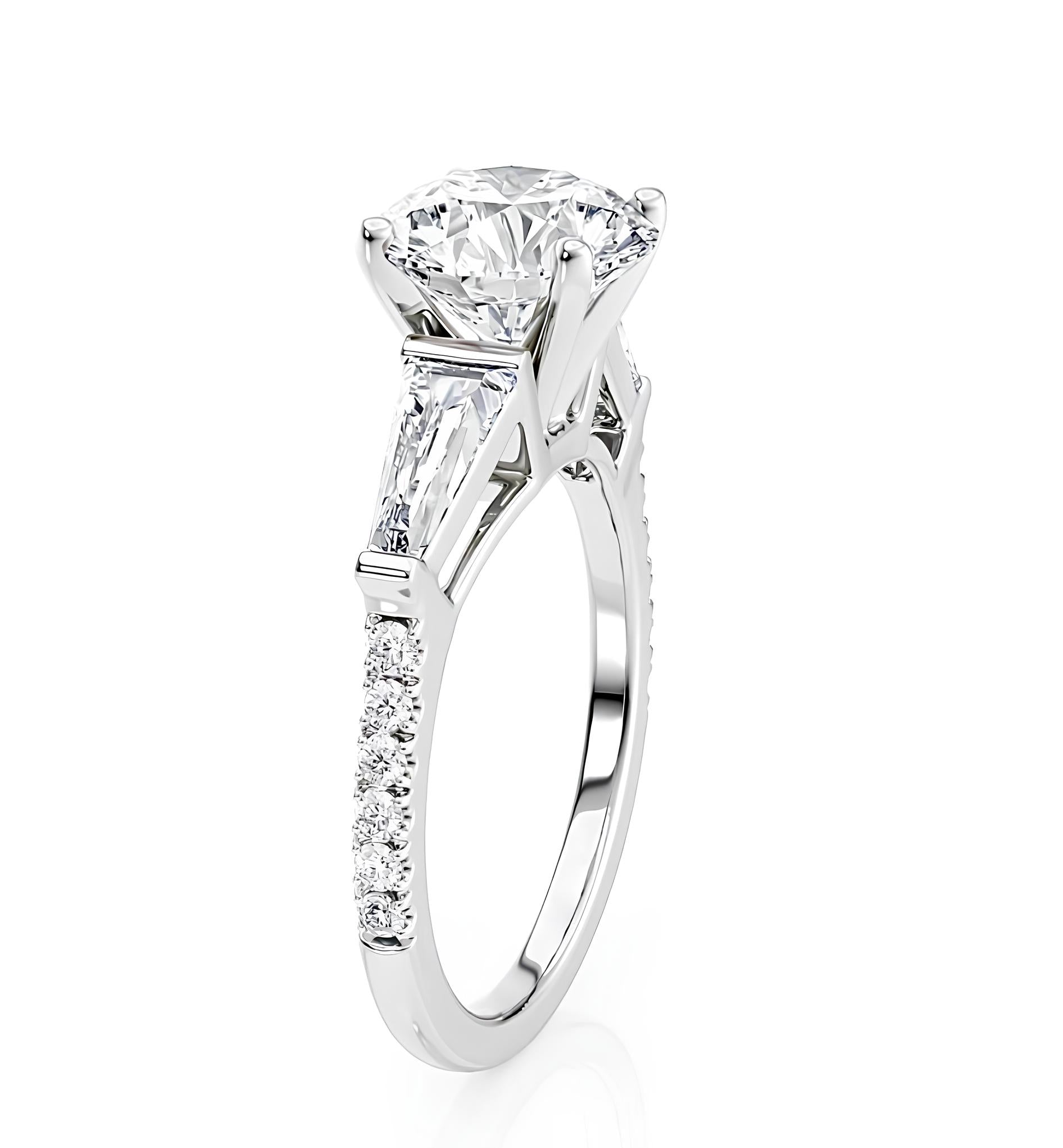 1,20 Karat F Renk Tektaş Pırlanta Yüzük