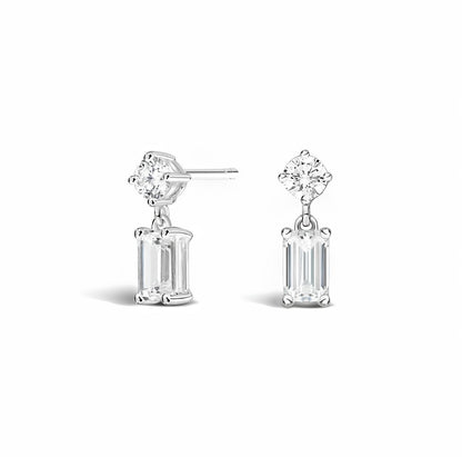 0,60 Karat E Renk Pırlanta Küpe